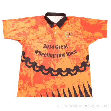 Mens Polo Shirts Sublimated Polo Style Jerseys